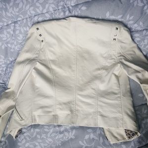 Forever 21 Jackets & Coats - Forever 21 White Faux Leather Jacket Forever 21 Jackets & Coats - Forever 21 White Faux Leather Jacket